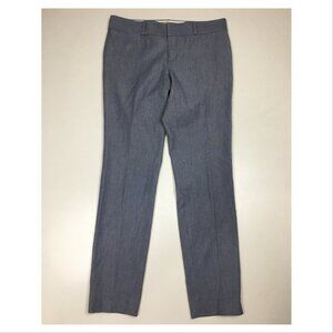 NWOT BANANA REPUBLIC Heather Blue SLOAN Slit Hem Dress Pant